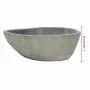 vidaXL Мивка от речен камък, овална, (37-46)x(29-36) см, снимка 10