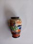 Старинна ваза японски порцелан Сацума,ръчно рисувана с 24 карата златно покритие , снимка 1 - Декорация за дома - 40508387