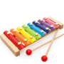 3538 Цветен дървен детски ксилофон с две чукчета, снимка 3