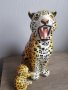Красив голям порцеланов леопард с малкото си, снимка 4