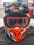 Мотокрос/ендуро каска Airoh Twist 2.0 Frame Orange Matt L 59-60 см + подарък очила Fox, снимка 1