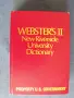 WEBSTER’S II.  New Riverside University Dictionary., снимка 1