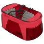 vidaXL Сгъваема количка за кучета, червена, 83x48x97 см, Оксфорд плат, снимка 8