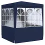vidaXL Професионална парти шатра със стени 2x2 м синя 90 г/м², снимка 6