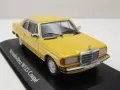 Mercedes 230CE W123 1976 - мащаб 1:43 на Maxichamps моделът е нов в PVC дисплей-кейс, снимка 7