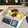 Кухненска везна с калкулатор - 40кг., LCD екран, водоустойчива платформа, снимка 5