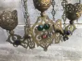 старо възрожденско, тройно кандило, снимка 7