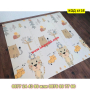 Сгъваемо детско  килимче за игра, топлоизолиращо 160x180x1cm - модел Лисица и Тигър - КОД 4135, снимка 7
