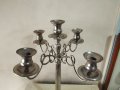ретро метален свещник, снимка 2