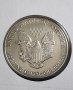 Нумизматичен плик с монета от 1 долар. Сребро. САЩ. Долар . 1 долар.  1993 година. Чисто нова., снимка 6