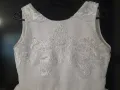 Бяла шаферска рокля , снимка 3