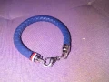 Tommy Hilfiger гривна естествена кожа нова синя оригинална, снимка 2