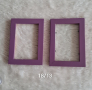 Две рамки за снимки в тъмно лилаво
