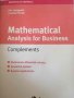 Mathematical analysys for business complements- Erio Castagnoli, Lorenzo Peccati