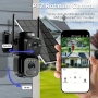 Нискоенергоемка CCTV Камера 1080P WiFi, соларен панел и издържлива батерия , снимка 5