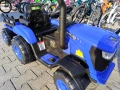 TEXAS акумулаторен трактор с ремарке RANCHER син, снимка 11