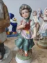 8бр малки порцеланови фигури/деца-влюбени-дядо/Каподимонте статуетки 11-18см, снимка 4