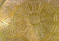 Марокански бронзов поднос 34 см.,800 гр. , снимка 3