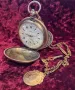 Старинен Османски джобен часовник с кюстек и ключ, снимка 10