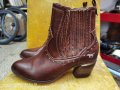 Страхотни дамски кожени боти Mustang 37 номер , снимка 4