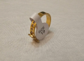 Дамски пръстен от медицинска стомана с камъни цирконии Безкрайност, снимка 1 - Пръстени - 44648905