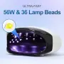UV/LED лампа L'UGX 56 W за гел лак с 4 таймера, снимка 5