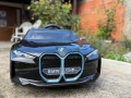 Детска акумолаторна електрическа кола BMW I4, снимка 6
