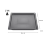 Bosch hez631070, Тава за печене, 30 x 455 x 375 мм, Антрацит, снимка 3