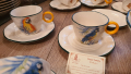 Royal Family–Авторска Италианска Керамика, Сервиз 6 чашки+6 чинийки., снимка 5