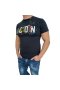 🛑Мъжка тениска ICON с цветен надпис ✅ТОП модели 🛑 XL XXL     