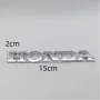 3D Емблема/Надпис Хонда/Honda Черна/Хром, снимка 3