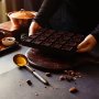 Черен шоколад със Стевия без захар БЛОК 900гр. Какао 92% Какаови зърна от Еквадор, eритритол, стевия, снимка 2