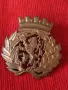 Стара БРОНЗОВА КОКАРДА ГЕРБ ВЕНЗЕЛ ЛЪВ с МЕЧ РЯДЪК ЗНАК на ВИНТ 34238, снимка 9