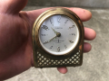 стар малък настолен часовник с латерна "EUROPA MUSIC ALARM", снимка 1 - Антикварни и старинни предмети - 44582406