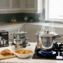 Комплект тенджери Cheffinger 10 части – Винаги вкусна храна без загорели съдове и излишно миене, снимка 4