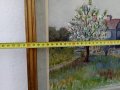 Стара картина платно/подписана/маслени бои /2, снимка 9