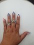 Дамски сребърни пръстени, снимка 1 - Пръстени - 41368326