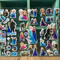 3D Елза Анна Замръзналото Кралство Frozen лист самозалепващи лепенки ръчна изработка декорация и др., снимка 1 - Други - 41376441