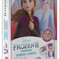 Домино Spin Master Cardinal - Frozen 2, в метална кутия 6053258, снимка 1 - Игри и пъзели - 36020239