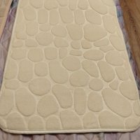 Памучен килим за баня от мемори пяна, снимка 2 - Килими - 40158620