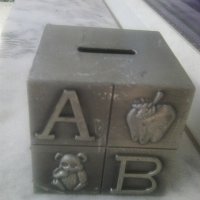 Обучително метално кубче с английската азбука, снимка 1 - Образователни игри - 34006942