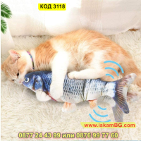 Мърдаща се рибка за котки тип играчка - КОД 3118, снимка 16 - За котки - 44823602