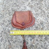 Старо кожено портмоне за монети, снимка 3 - Антикварни и старинни предмети - 41248434