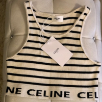 -30%Селин кроп топ*CELINE STRIPED MESH SPORTS BRA, снимка 3 - Корсети, бюстиета, топове - 36156067