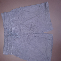 5-6г 116см Комплект Къси панталонки сиви и тъмно сини памук без следи от употреба, снимка 2 - Детски къси панталони - 36216382