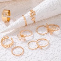 Дамски моден комплект бижута(пръстени), 2модела - 023, снимка 8 - Пръстени - 41305560