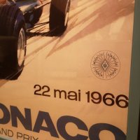 Vintage Ретро Постер Formula 1, Monaco, Monte Carlo 50см/70см+рамка IKEA , снимка 8 - Колекции - 34719478
