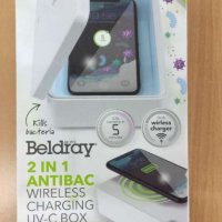 Безжично зарядно с дезинфектор Beldray AntiBac Wireless UV-C Box, снимка 6 - Друга електроника - 41656367