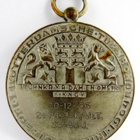 Награден медал-Спортна Гимнастика-Холандия-Ротердам-1936г, снимка 2 - Колекции - 41666746