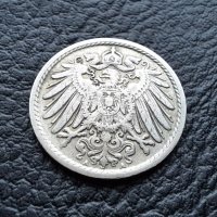 Стара монета 5 пфенига 1911 г.буква  А - Германия- топ цена !, снимка 6 - Нумизматика и бонистика - 39782222